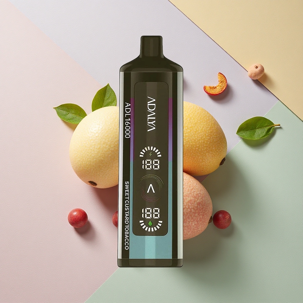 Adalya ADL 16000 PRO Søt Vaniljetobakk med Smart Mesh Coil og USB-C