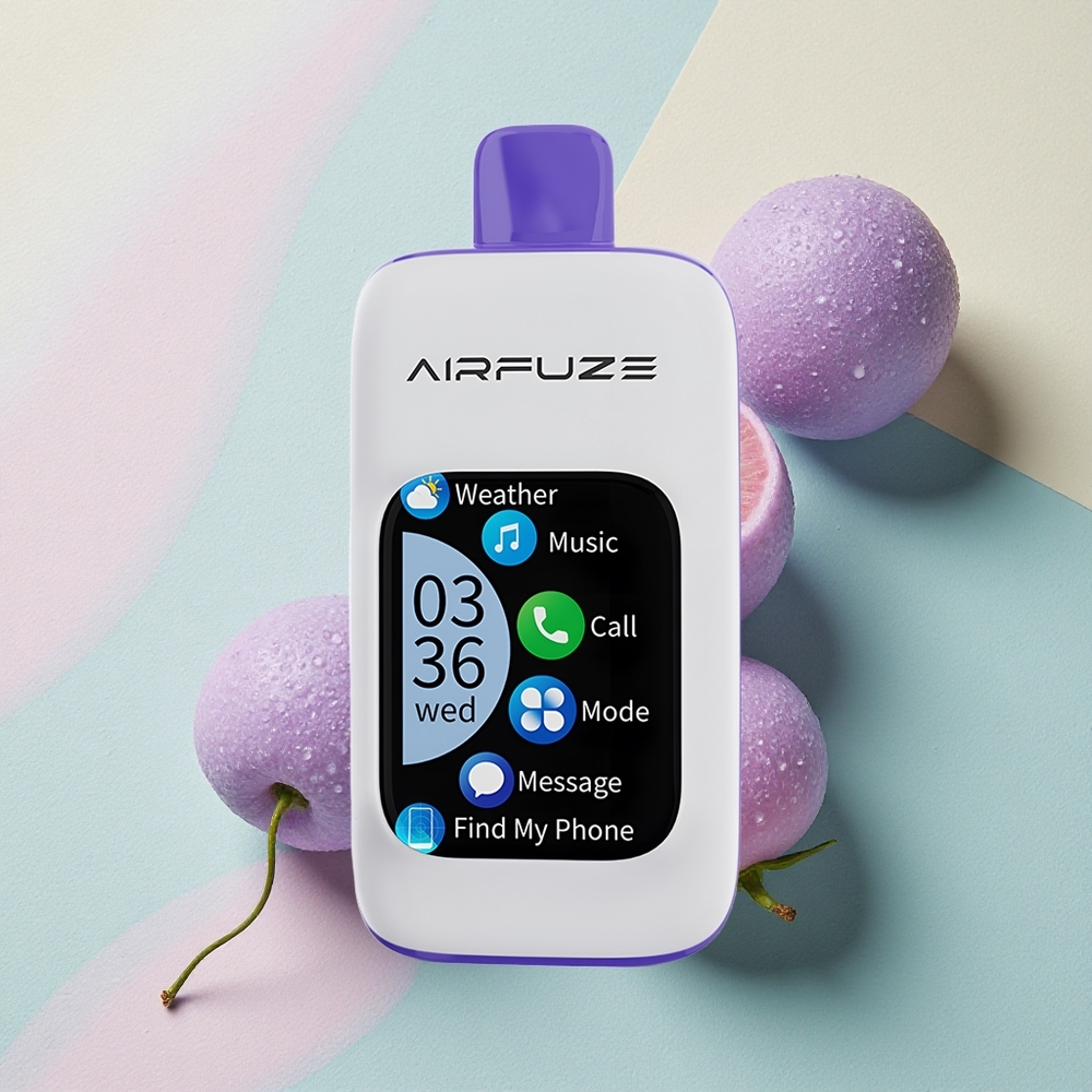 AirFuze Smart 30000 Blå Bringebær Is med 5% nikotin og 900mAh