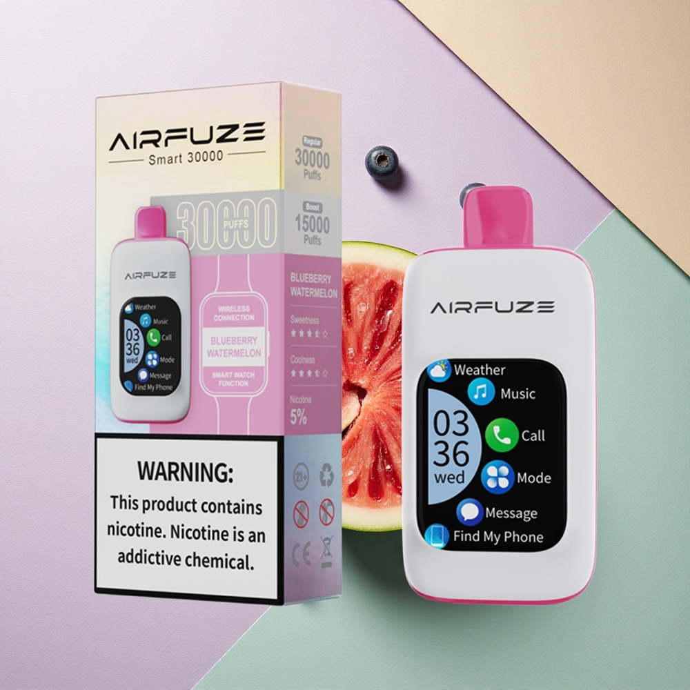 AirFuze Smart 30000 Blåbær Vannmelon 5% Nikotin 900mAh