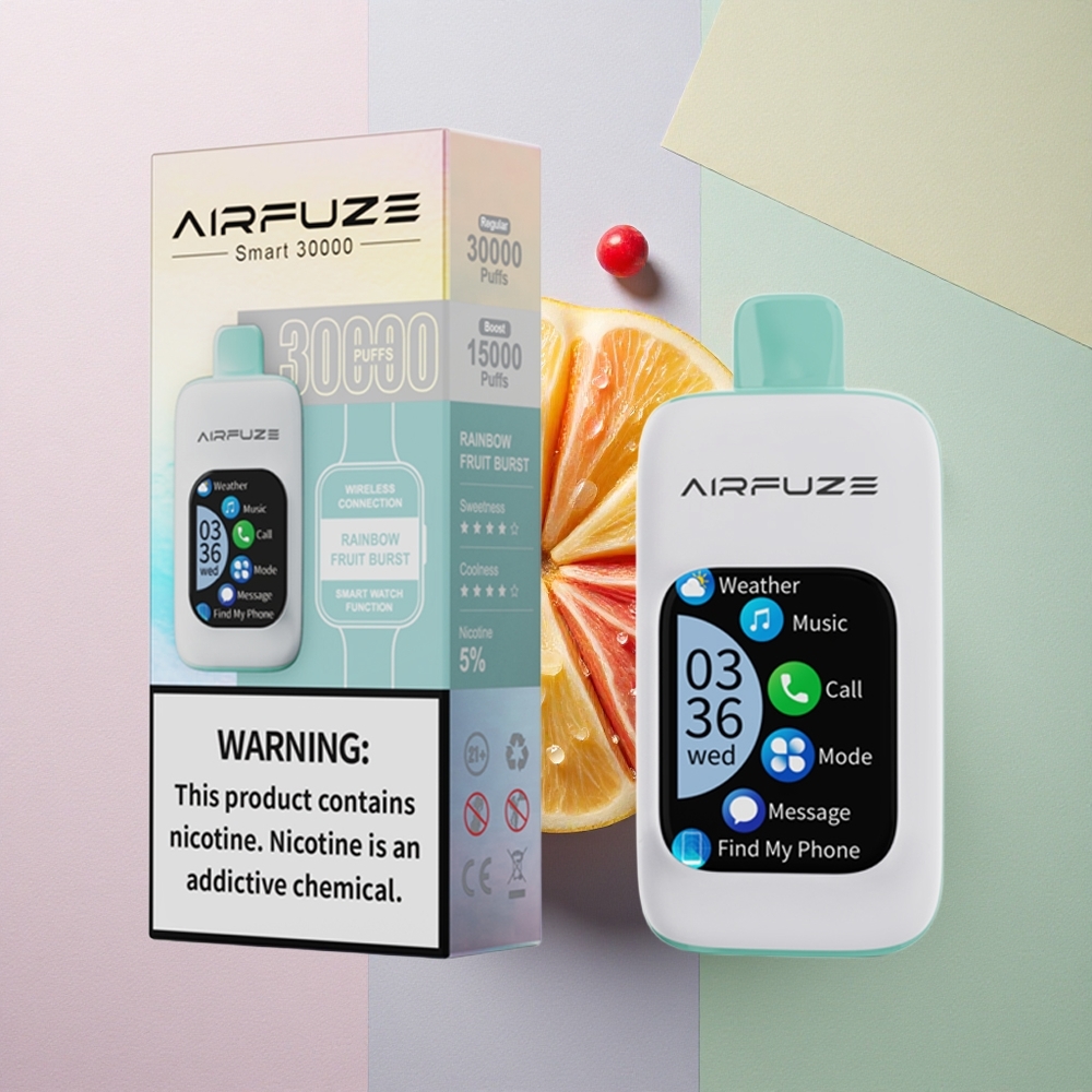 AirFuze Smart 30000 Regnbue Frukt Eksplosjon 5% Nikotin 900mAh