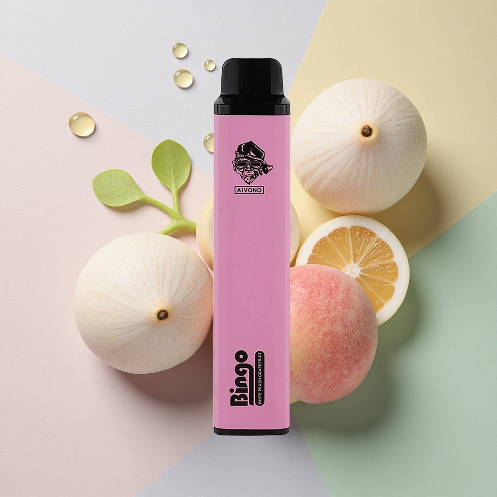 Aivono Aim Bingo 4000 Hvit Fersken Grapefrukt 1000mAh 10mL