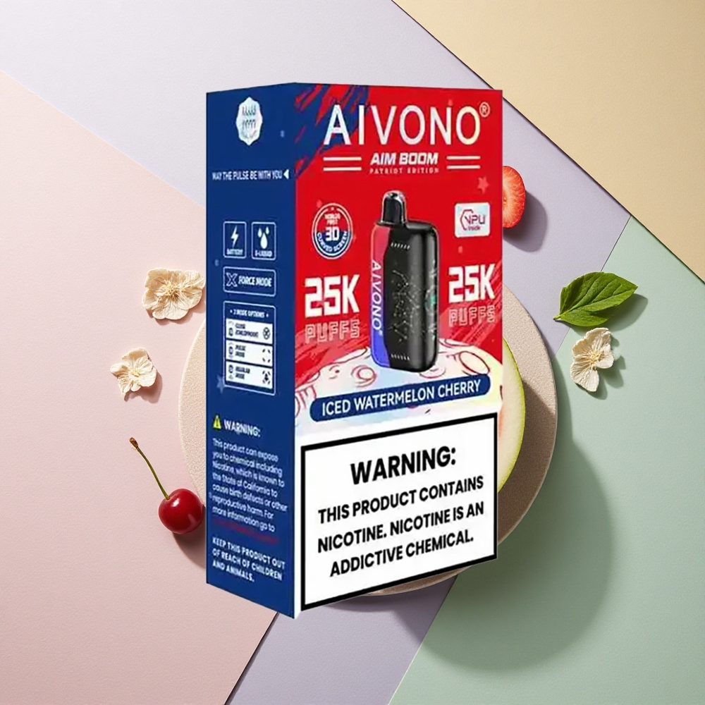 Aivono Aim Boom 25000 Isjetende Vannmelon Kirsebær 650mAh