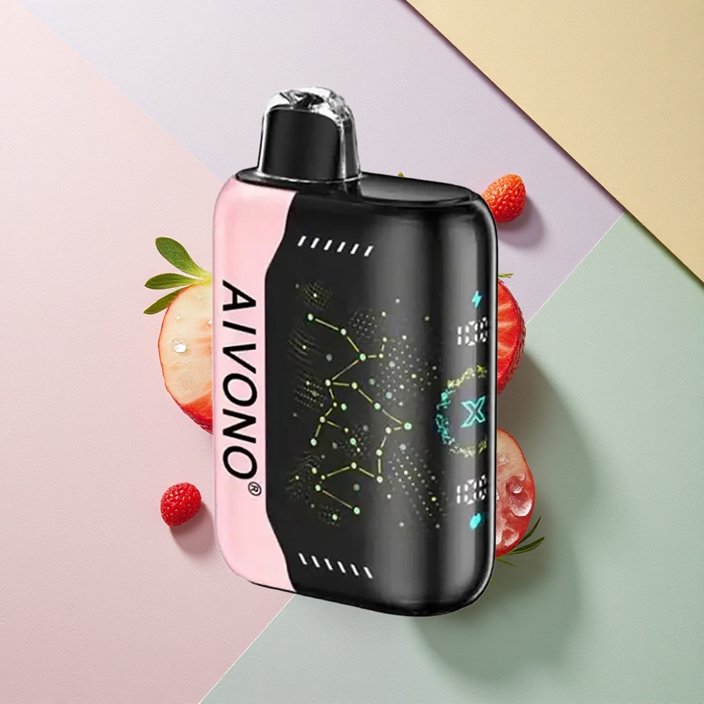 Aivono Aim Boom 25000 Jordbær B Pop 650mAh 0% Nikotin