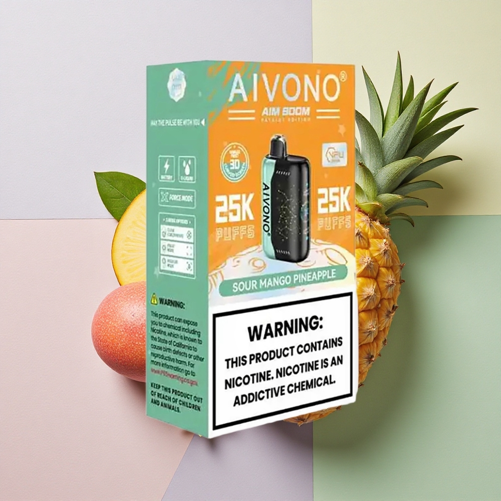 Aivono Aim Boom 25000 Sur Sitron Mango Ananas 650mAh
