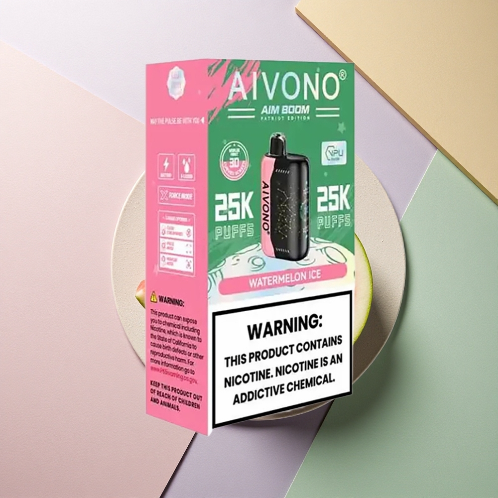 Aivono Aim Boom 25000 Vannmelon Is med 650mAh og nikotinfri