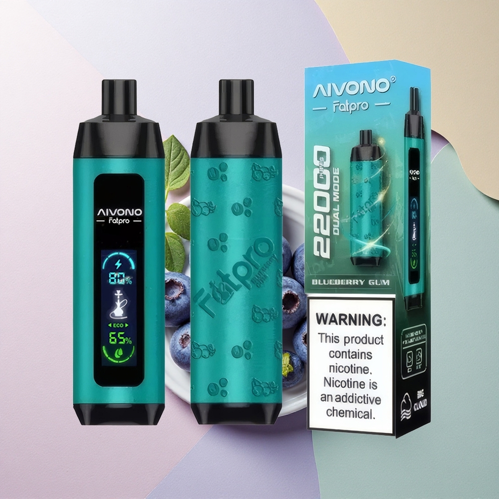 Aivono Aim Fatpro 22000 Blåbærgevær 600mAh 5% Nikotin