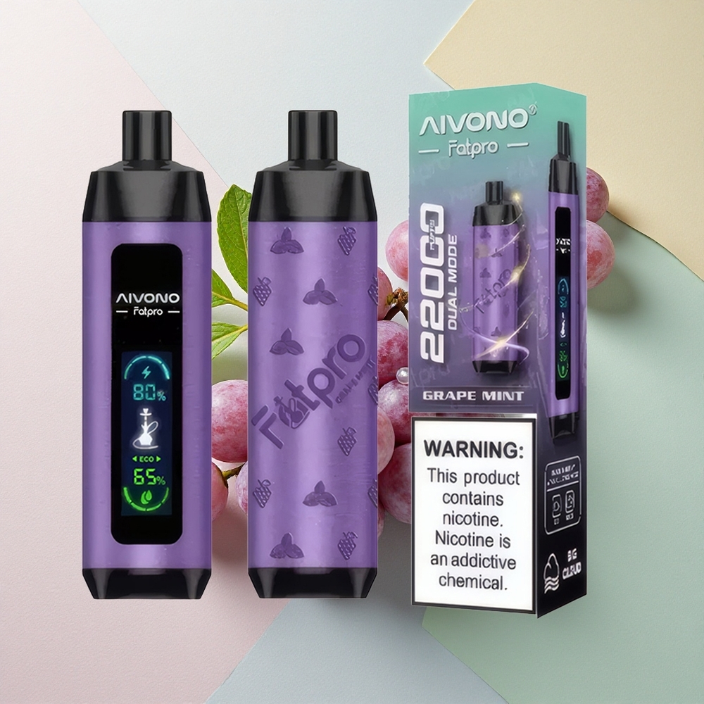 Aivono Aim Fatpro 22000 Druemynte med 600 mAh og 5% nikotin