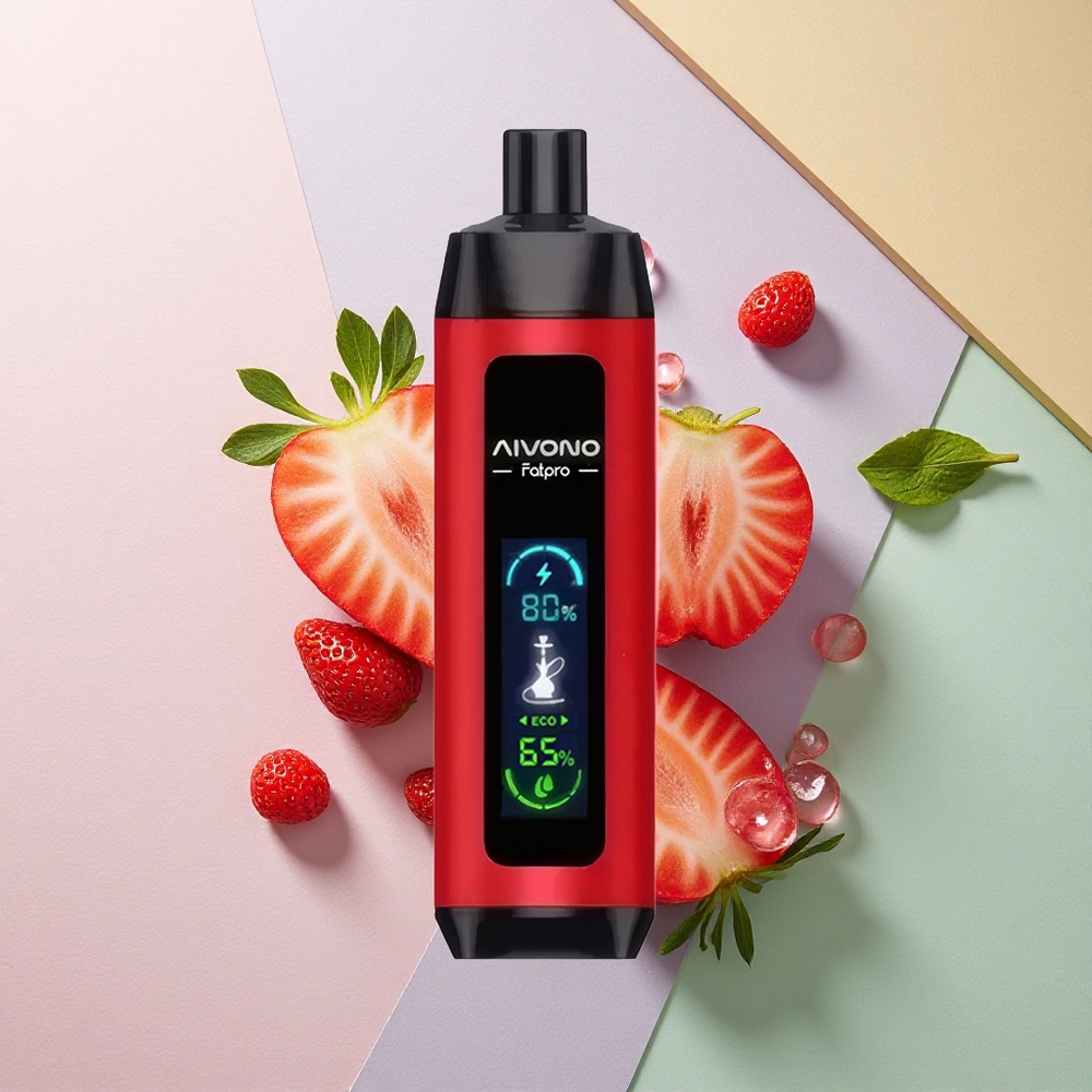 Aivono Aim Fatpro 22000 Jordbær Punch 5% Nikotin 600mAh
