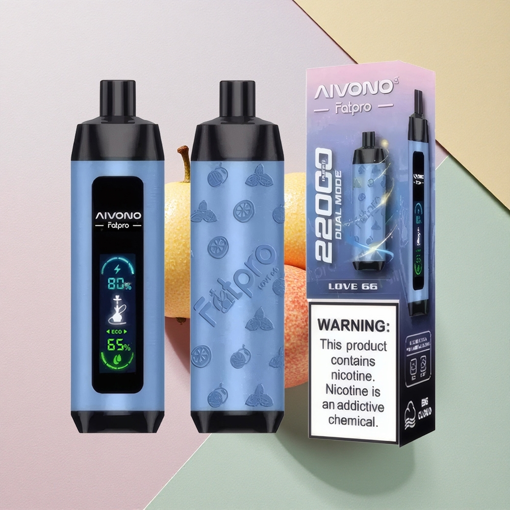 Aivono Aim Fatpro 22000 Kjærlighet 66 med 5% nikotin og 600mAh