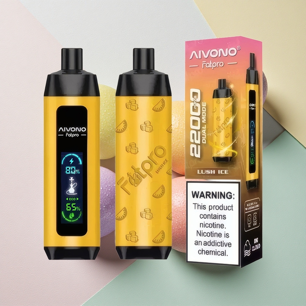 Aivono Aim Fatpro 22000 Lush Is med 5% nikotin og 600mAh