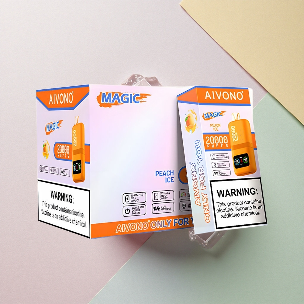 Aivono Aim Magic 20000 Fersken Is med 600mAh og Dual Mesh Coils