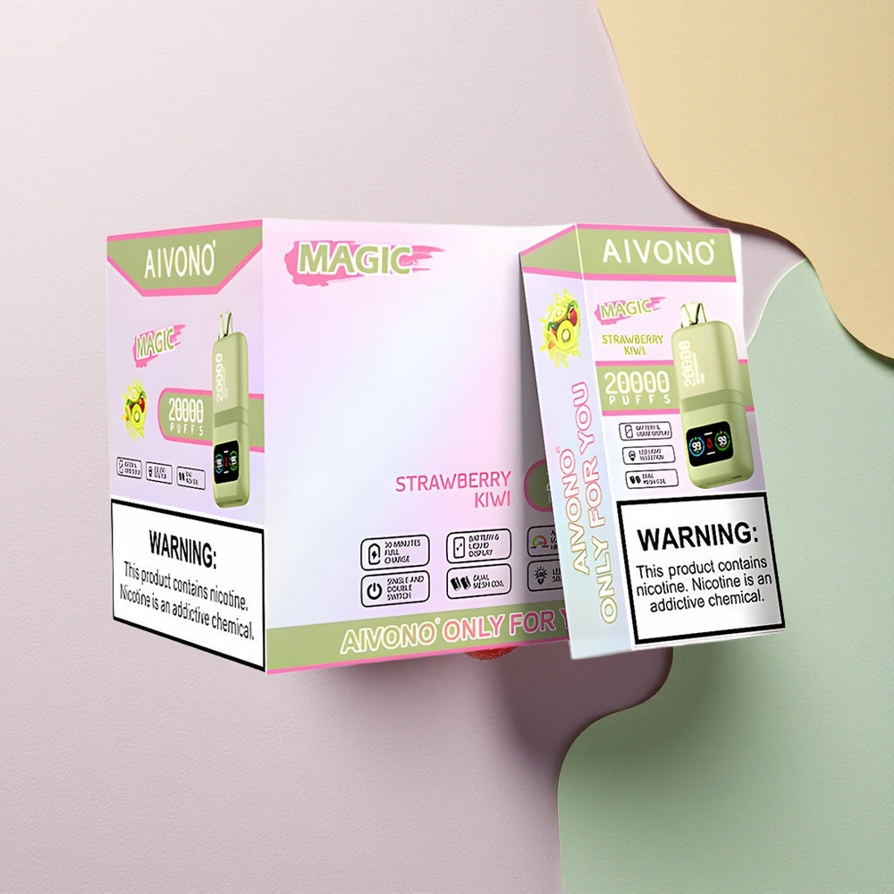 Aivono Aim Magic 20000 Jordbær Kiwi Dual Mesh Coils 600mAh