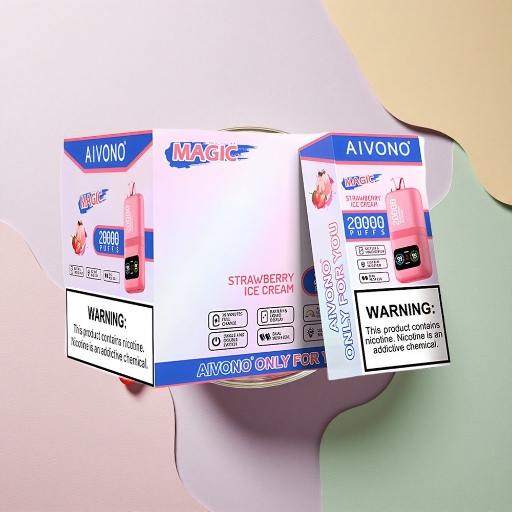 Aivono Aim Magic 20000 Jordbæriskrem med 5% nikotin og 600mAh