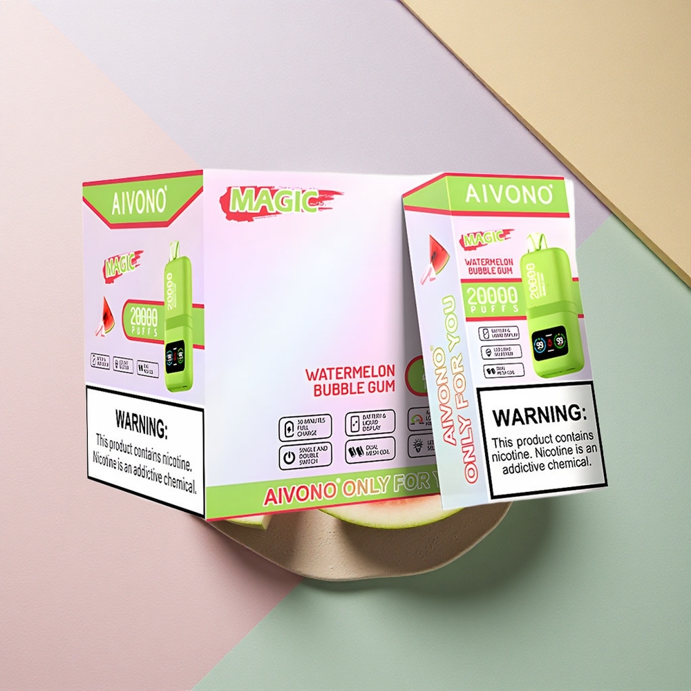 Aivono Aim Magic 20000 Vannmelon Tyggegummi med 600mAh og 5% Nikotin