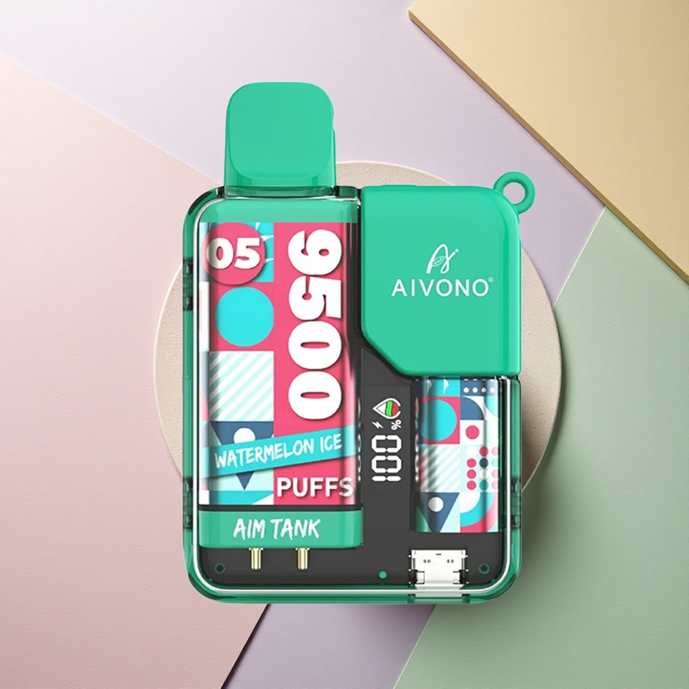 Aivono Aim Tank 9500 Vannmelon Is med 5% nikotin og 650mAh