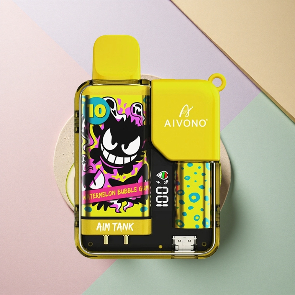 Aivono Aim Tank 9500 Vannmelon Tyggegummi med 650mAh og 18ml E-væske