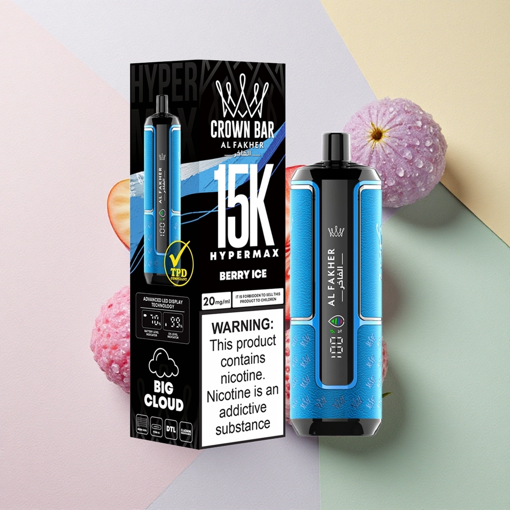 Al Fakher Crown Bar 15K Hypermax Bær Is 600mAh Type-C