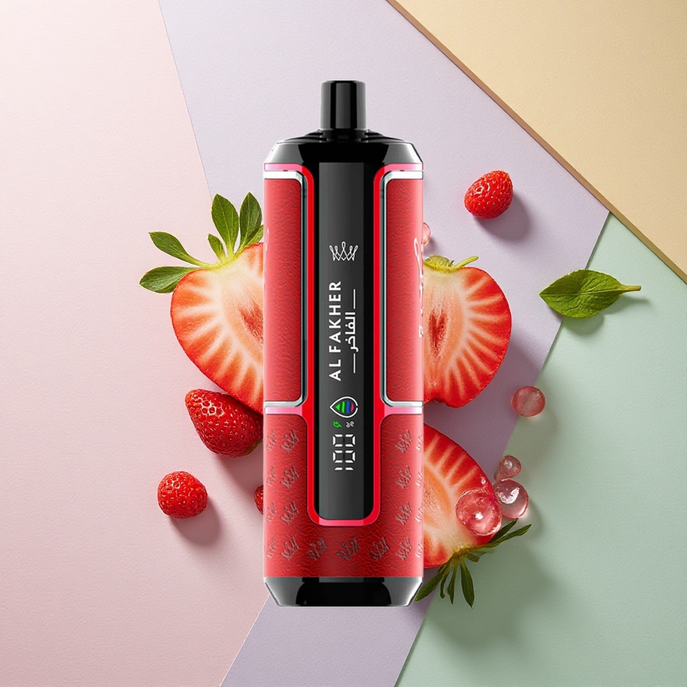 Al Fakher Crown Bar 15K Hypermax Jordbærsmash 600mAh 22ml