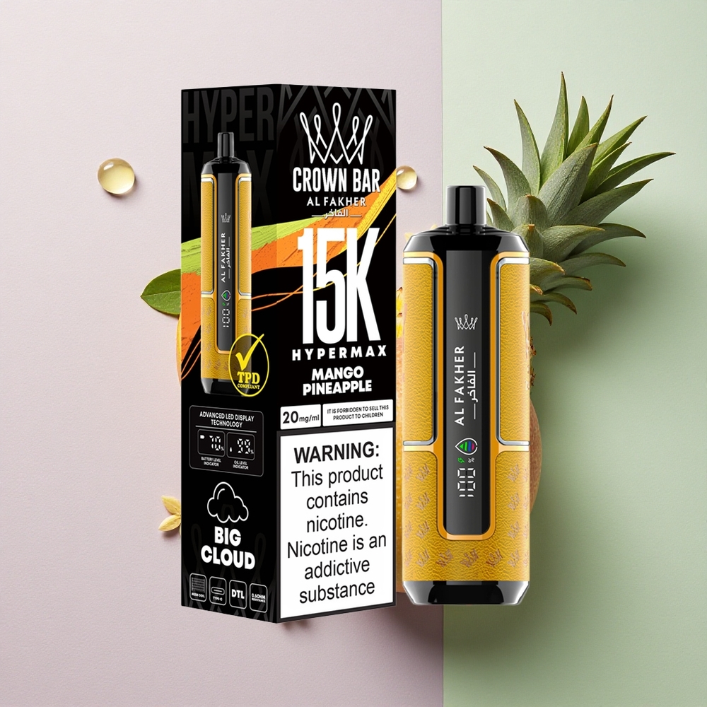 Al Fakher Crown Bar 15K Hypermax Mango Ananas 22ml 600mAh