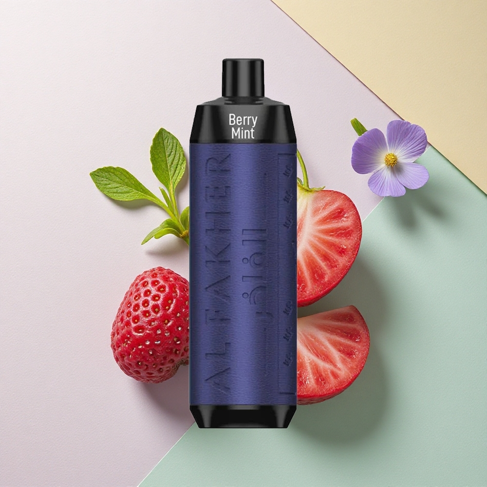 Al Fakher Crown Bar 8000 Crystal Bær Mynte 600mAh 5mg Nikotin