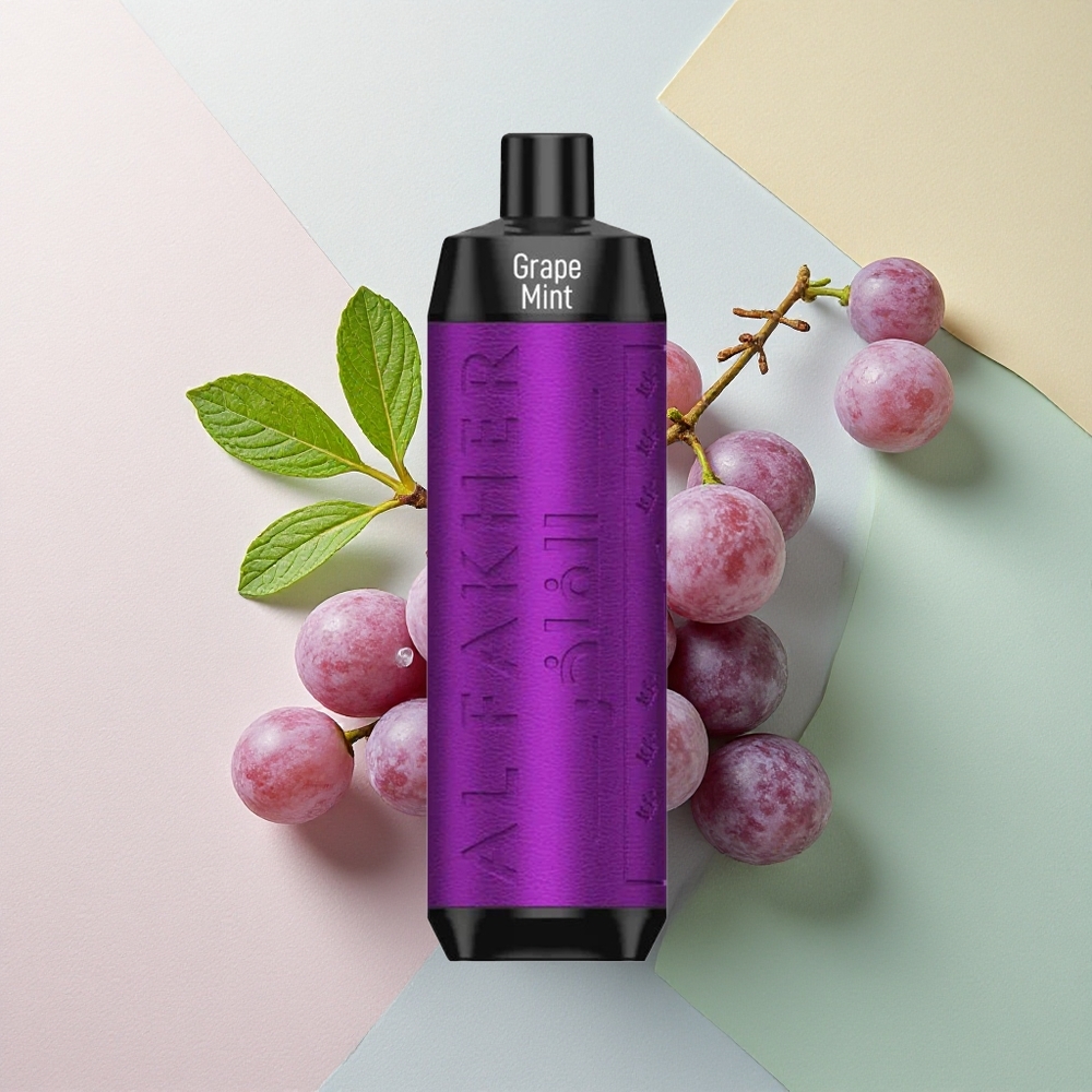 Al Fakher Crown Bar 8000 Crystal Drue Mynte 600mAh 18ml Nikotin