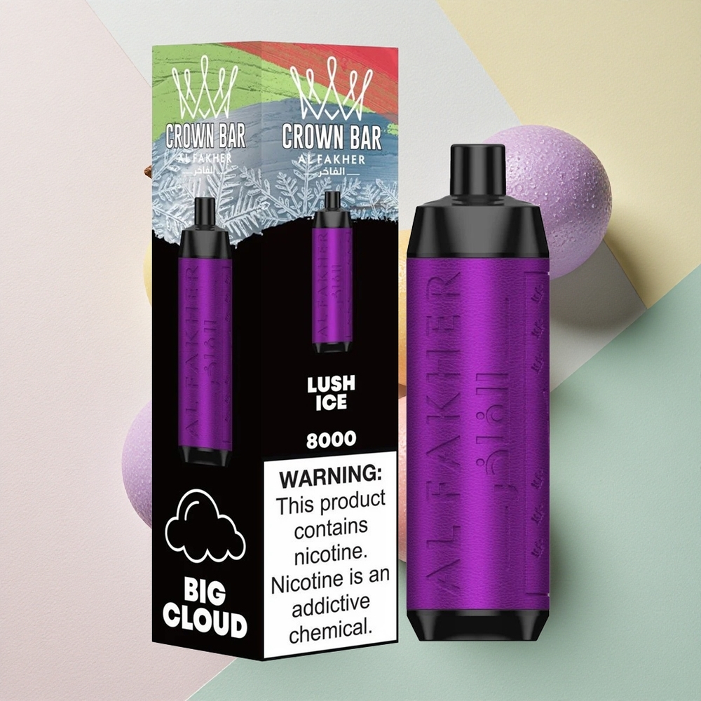 Al Fakher Crown Bar 8000 Crystal Is Lade 600mAh 18ml Nikotin
