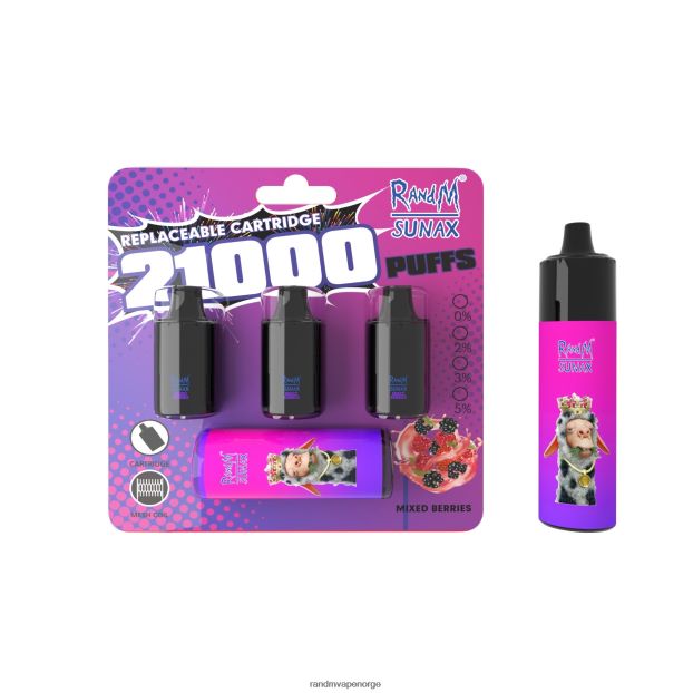 jordbær smultring RandM Sunax 21000 luftstrømkontroll pod utskiftbar vape enhet 1 stk 4L8N2H267 - RandM shop rabattkode