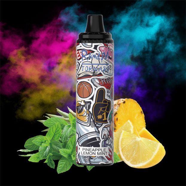 jordbær vannmelon RandM Tornado 6000 luftstrømkontroll vape pod enhet 1 stk 4L8N2H292 - RandM oslo