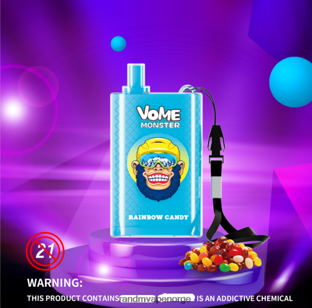 frodig is RandM Vome Monster 10000 luftstrømkontroll vape pod enhet 1 stk 4L8N2H277 - RandM shop rabattkode