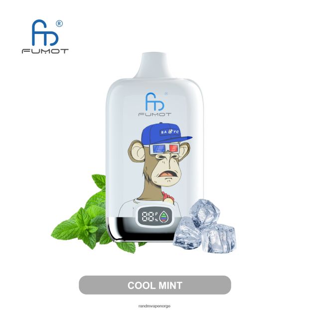 blåbær bringebær Fumot Original RandM Digital Box 12000 batteri og væskedisplay vape-enhet 4L8N2H4 - RandM vape Norge