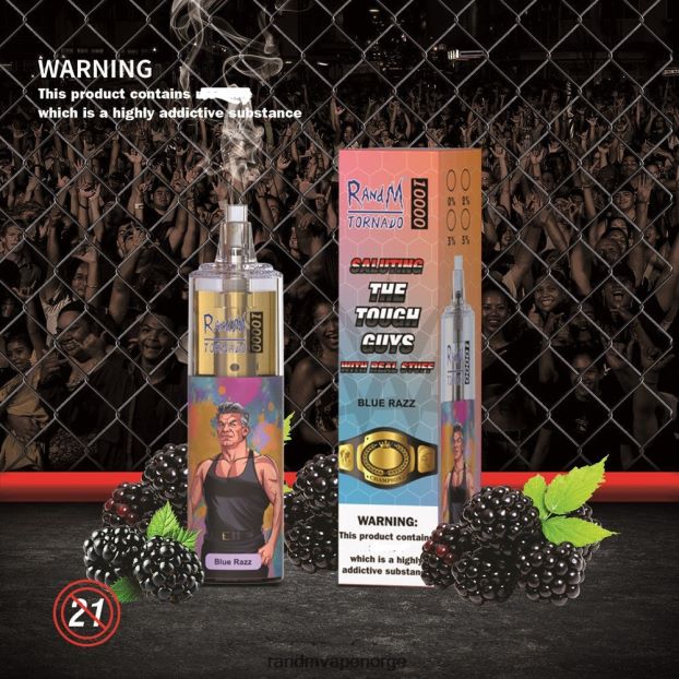 mango pasjonsfrukt RandM Tornado 10000 luftstrømkontroll vape enhet 1 stk 4L8N2H117 - RandM shop rabattkode