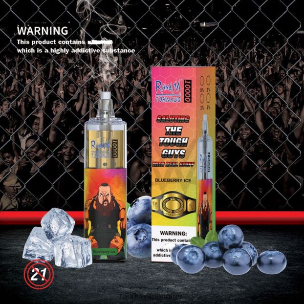 mango pasjonsfrukt RandM Tornado 10000 luftstrømkontroll vape enhet 1 stk 4L8N2H117 - RandM shop rabattkode