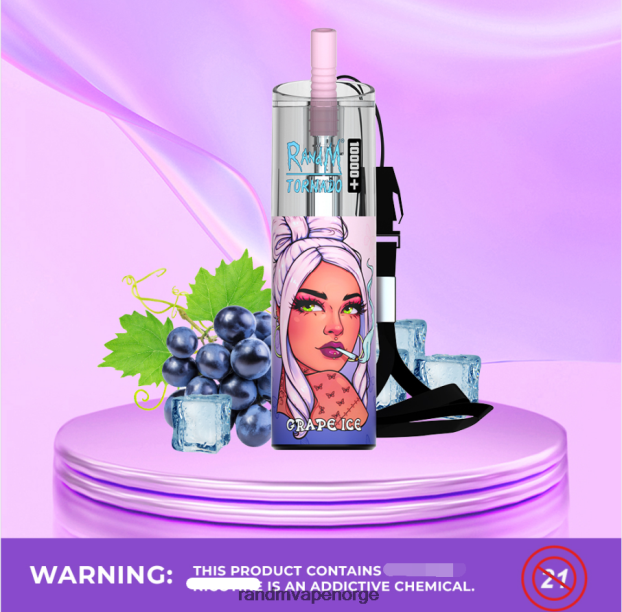 rosa limonade RandM Tornado 10000 pluss luftstrømkontroll vape enhet 1 stk 4L8N2H77 - RandM shop rabattkode