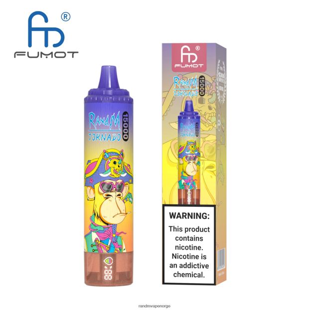 blåbær kirsebær tranebær Fumot RandM Tornado 15000 vape-enhet med batteri og ejuice-display versjon 3 4L8N2H47 - RandM shop rabattkode