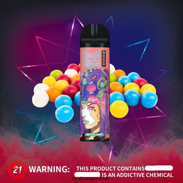 blå razz is RandM Tornado 8000 luftstrømkontroll vape enhet 1 stk 4L8N2H237 - RandM shop rabattkode