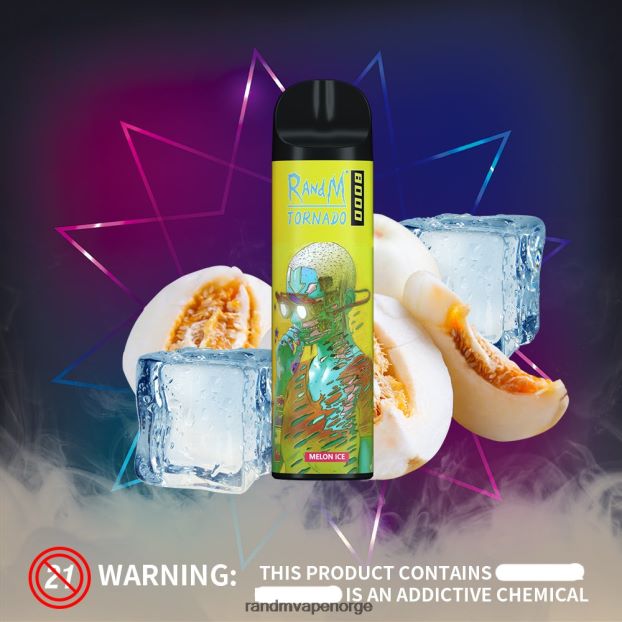 blå razz is RandM Tornado 8000 luftstrømkontroll vape enhet 1 stk 4L8N2H237 - RandM shop rabattkode