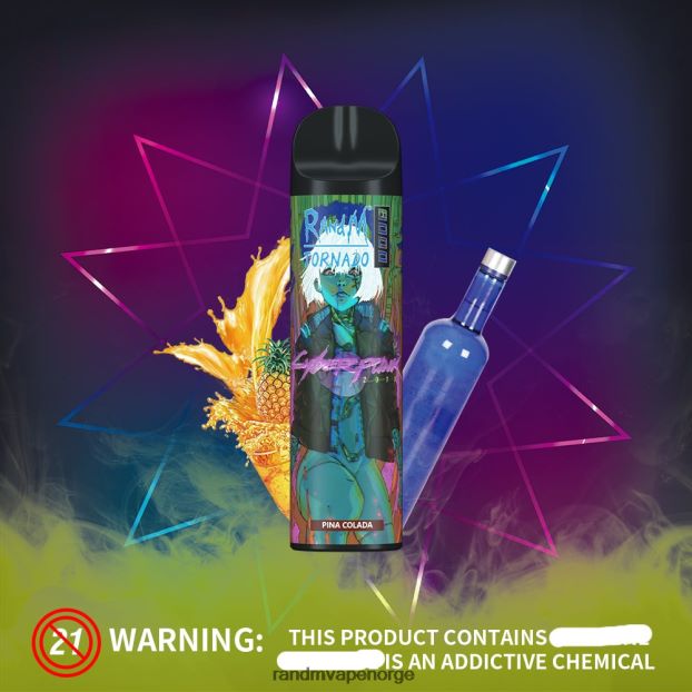 blå razz is RandM Tornado 8000 luftstrømkontroll vape enhet 1 stk 4L8N2H237 - RandM shop rabattkode