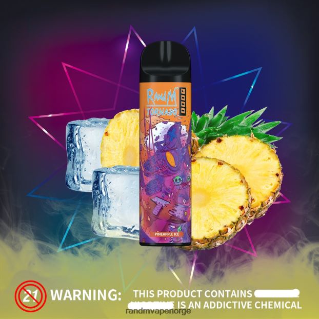 blå razz is RandM Tornado 8000 luftstrømkontroll vape enhet 1 stk 4L8N2H237 - RandM shop rabattkode