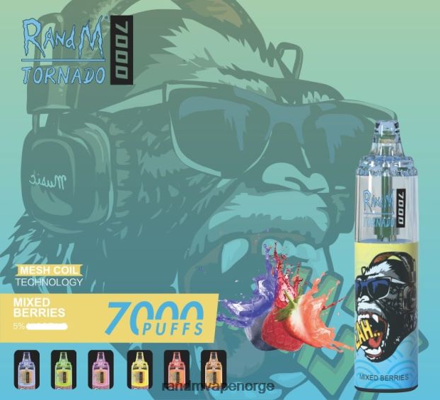 frodig is RandM Tornado 7000 luftstrømkontroll vape enhet 1 stk 4L8N2H165 - RandM shop reviews