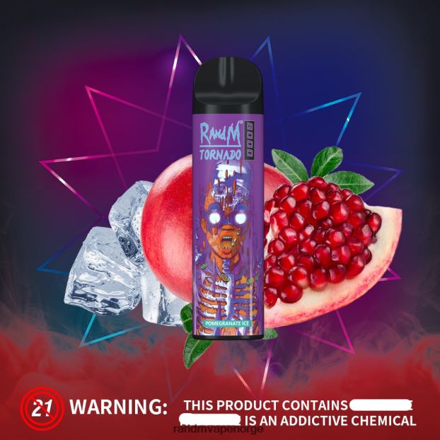 frodig is RandM Tornado 8000 luftstrømkontroll vape enhet 1 stk 4L8N2H236 - RandM shop vape