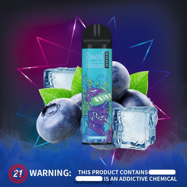 frodig is RandM Tornado 8000 luftstrømkontroll vape enhet 1 stk 4L8N2H236 - RandM shop vape