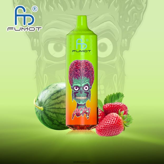 førsteklasses jordbærvannmelon Fumot RandM Tornado 9000 pro vape-enhet med batteri og ejuice-skjerm versjon 1 4L8N2H200 - RandM vape sale