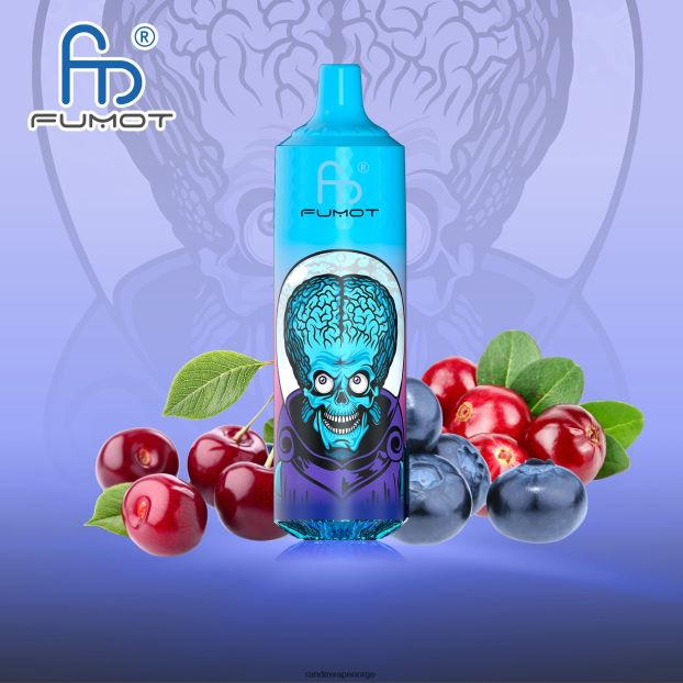 kirsebærbær Fumot RandM Tornado 9000 pro vape-enhet med batteri og ejuice-skjerm versjon 1 4L8N2H184 - RandM vape price