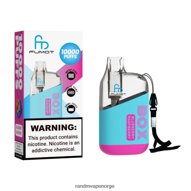 jordbær vannmelon Fumot Original RandM Tornado Box 10000 luftstrømkontroll vape enhet 1 stk 4L8N2H93 - RandM vape Norge