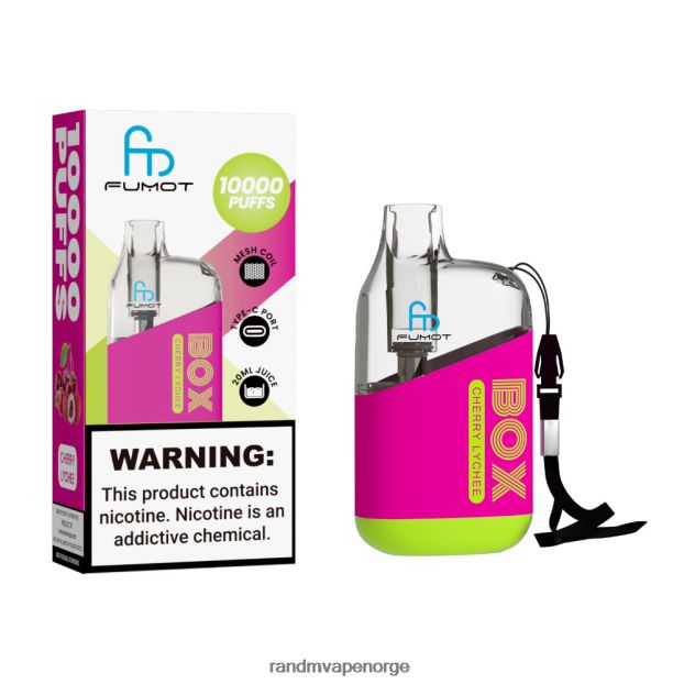kiwi pasjonsfrukt guava Fumot Original RandM Tornado Box 10000 luftstrømkontroll vape enhet 1 stk 4L8N2H97 - RandM shop rabattkode